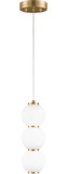 Matteo C82402OG Dango Contemporary Oxidized Gold LED Hanging Pendant Light