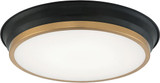 Matteo M11202BKAG Jaxx Contemporary Brass Flush Mount Light Fixture