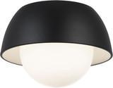 Matteo M11311MBOP Watson Contemporary Matte Black LED 13" Flush Mount Lighting