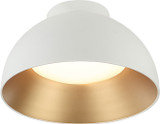 Matteo M17416MW Zenith Modern Matte White LED 16" Ceiling Light
