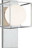 Matteo S03801CH Squircle Modern Chrome Lamp Sconce