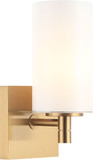 Matteo S04901AGOP Candela Aged Gold Brass Sconce Lighting