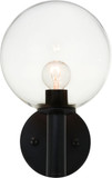 Matteo S06001BKCL Cosmo Black Wall Lighting