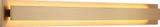 Matteo S11135AG Baretta Contemporary Aged Gold Brass LED 35" Sconce Lighting