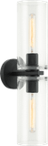 Matteo W32512MB Lincoln Matte Black Lighting Wall Sconce