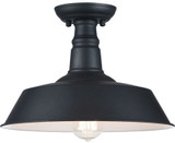 Matteo X58303DG Scacchi Modern Dark Grey 14" Ceiling Light