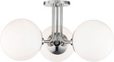Mitzi H105603-PN Stella Modern Polished Nickel Flush Mount Light Fixture
