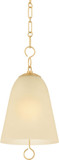 Mitzi H1058701L-AGB Christine Contemporary Aged Brass Hanging Pendant Light