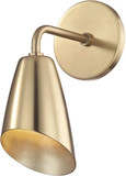 Mitzi H115101-AGB Kai Modern Aged Brass LED Wall Sconce Lighting
