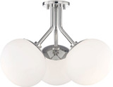 Mitzi H134603-PN Estee Modern Polished Nickel Flush Mount Lighting Fixture