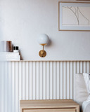 Mitzi H160101-AGB Carrie Contemporary Aged Brass Lamp Sconce