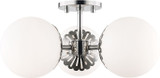 Mitzi H193603-PN Paige Modern Polished Nickel Ceiling Light Fixture