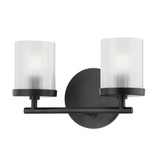Mitzi H239302-SBK Ryan Soft Black Xenon 2-Light Bath Lighting