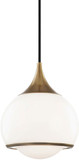 Mitzi H281701S-AGB Reese Modern Aged Brass Mini Pendant Lighting