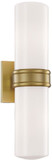 Mitzi H328102-AGB Natalie Contemporary Aged Brass Wall Light Fixture