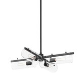 Mitzi H326804-SBK Ariel Contemporary Soft Black 28" Lighting Chandelier