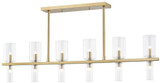 Mitzi H384912-AGB Tabitha Modern Aged Brass Kitchen Island Light