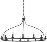 Mitzi H511815-OB Kendra Contemporary Old Bronze 42" Chandelier Light