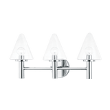 Mitzi H540303-PC Connie Contemporary Polished Chrome 3-Light Vanity Lighting Fixture
