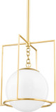 Mitzi H648701S-AGB Frankie Contemporary Aged Brass Pendant Lighting