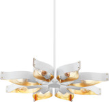 Mitzi H658808-SWH/GL Nala Contemporary Soft White Hanging Chandelier