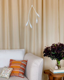 Mitzi H689704-TWH Elsa Modern Textured White Mini Chandelier Lamp