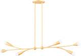 Mitzi H689906-GL Elsa Modern Gold Leaf Kitchen Island Light Fixture