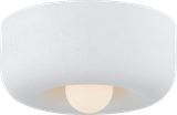 Mitzi H799501-AGB/CTW Doris Contemporary Aged Brass Flush Mount Light Fixture