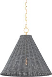 Mitzi H825701-AGB Destiny Contemporary Aged Brass Drop Ceiling Light Fixture