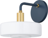 Mitzi H886101-AGB/SBL Aston Contemporary Aged Brass / Slate Blue Wall Lighting