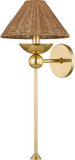 Mitzi H968101-AGB Perilla Contemporary Aged Brass Lamp Sconce