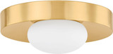 Mitzi H992501-AGB Pepa Contemporary Aged Brass LED Flush Mount Lighting