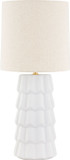 Mitzi HL712201-AGB/CTW Maisie Modern Aged Brass Side Table Lamp