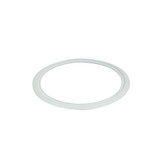 Nora NEFLINTW-4OR-MPW E-Series FLIN Modern Matte Powder White 4" Oversize Ring Recessed Lighting Trim for NEFLINTW-R4
