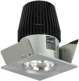 Nora NIO-1SNB27XNN Iolite Modern Natural Metal 1" NTF Square Bullnose LED Down Light Reflector