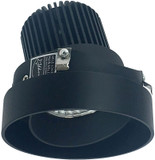 Nora NIO-4RTLAXBB Iolite Modern Black LED 4" Round Trimless Adjustable Down Lighting Insert