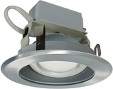 Nora NLCBC-469HZN Cobalt Modern Haze / Natural Metal LED 4" Cobalt Adjustable LED Retrofit