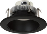 Nora NLCBC2-451TWBB/10 Cobalt Contemporary Black LED 4" Click Round Retrofit Reflector Down Lighting Insert