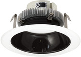 Nora NLCBC2-451TWBW/10 Cobalt Modern Black / White LED 4" Click Round Retrofit Reflector Recessed Light Insert