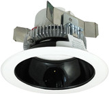 Nora NLCBC2-451BW Cobalt Modern Black / White LED 4" Cobalt Click LED Retrofit Round Reflector