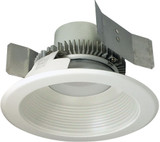 Nora NLCBC2-55235WW/10EM Cobalt Contemporary White LED 5" Click Round Retrofit Baffle Recessed Lighting Insert