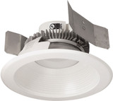 Nora NLCBC2-552TWWW/10 Cobalt Modern White LED 5" Click Round Retrofit Baffle Down Lighting Insert