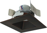 Nora NLCBC2-556BZBZ Cobalt Bronze LED 5" Click LED Retrofit Square Reflector w/ Square Aperture