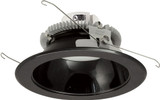Nora NLCBC2-651TWBB/10 Cobalt Modern Black LED 6" Click Round Retrofit Reflector Recessed Light Insert