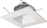 Nora NLCBC2-656TWWW/10 Cobalt Contemporary White LED 6" Click Square Retrofit Reflector with Square Aperture Recessed Lighting Insert