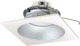 Nora NLCBC2-653TWHZW/10 Cobalt Contemporary Haze / White LED 6" Click Square Retrofit Reflector with Round Aperture Recessed Light Insert
