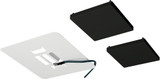 Nora NLIN-JBCB L-Line Direct Modern Black Surface Mount Kit for L-Line Direct Series