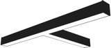 Nora NLINSW-T334B L-Line Modern Black LED "T" Shaped Direct Linear Ceiling Lighting
