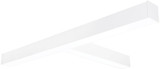 Nora NLINSW-T334W L-Line Modern White LED "T" Shaped Direct Linear Overhead Lighting