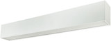 Nora NLUD-2334W L-Line Indirect / Direct Modern White LED 2ft Linear Drop Ceiling Light Fixture / Bath Lighting